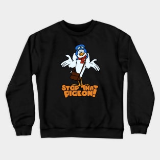 Cartoon pigeon. Crewneck Sweatshirt